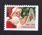 Scott #2582 Santa Checking List Booklet Single Stamp - MNH