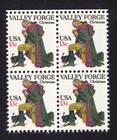 Scott #1729 George Washington Valley Forge Prayer Block of 4 Stamps - MNH