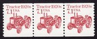 Scott #2127 Tractor Coil Plate # Coil (PNC3) of 3 Stamps - MNH P#1