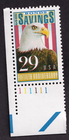 Scott #2534 US SAVINGS BONDS 29c Plate # Single Stamp - MNH LL