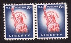 Scott #1041 Statue of Liberty 8c Pair of Stamps - MNH