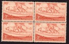 Scott #1061 Kansas Block of 4 Stamps - MNH no selvage