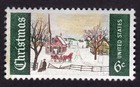 Scott #1384 Winter Sunday in Norway, Maine Single Stamp - MNH