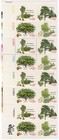 Scott #1767a (1764-67) 1978 Arboretum 15¢ Plate Block of 16 Stamps - MNH UL