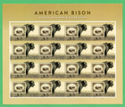 USPS American Bison Sheet of 16 Forever Stamps - MNH