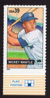 Scott #4083 Baseball Sluggers - Mickey Mantle Single Stamp - MNH w/Plate Pos