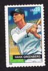 Scott #4081 Baseball Sluggers - Hank Greenberg Single Stamp - MNH