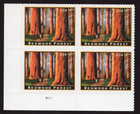 Scott #4378 Redwood Forest Plate Block of 4 Stamps - MNH LL