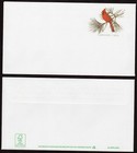 Scott #U702 Northern Cardinal Forever Stamped Entire Envelope #6 3/4