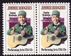 Scott #1755 Jimmie Rodgers Pair of Stamps - MNH