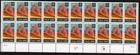 Scott #3024 Utah Plate Block of 20 Stamps - MNH P#P22222 Bottom LR