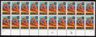 Scott #3024 Utah Plate Block of 20 Stamps - MNH P#P11111 Bottom UR