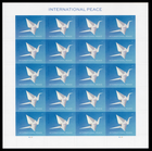 Scott #6104 International Peace Sheet of 20 Forever Stamps - MNH