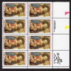 Scott #2107 Madonna (Lippi) Zip Block of 8 Stamps - MNH