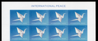 Scott #6104 International Peace Title Block of 8 Forever Stamps - MNH