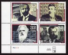 Scott #3064a Pioneers of Communication Plate Block of 4 Stamps - MNH
