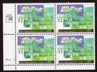 Scott #2980 19th Amendment (Woman's Rights) Plate Block of 4 Stamps - MNH LL