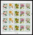 Scott #3197a (3193) Flowering Trees Sheet of 20 Stamps - MNH P#B22222 LL