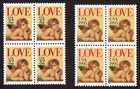 Scott #2948-2957 Cherub Love Block of 4 Stamps - MNH