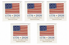 Scott #6106 American Icons 1776 Flag (5) Five Forever Stamps - MNH