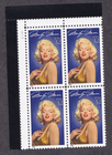 Scott #2967 Marilyn Monroe Plate Block of 4 Stamps - MNH UL