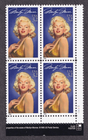 Scott #2967 Marilyn Monroe Plate Block of 4 Stamps - MNH LR