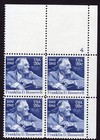 Scott #1950 Franklin D. Roosevelt Plate Block of 4 Stamps - MNH P#4 UR