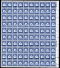 Scott #1510 Jefferson Memorial Sheet of 100 Stamps - MNH P#34591 LR