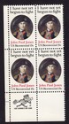 Scott #1789 John Paul Jones (Patriot, UVA) Zip Block of 4 Stamps - MNH