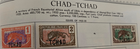 Stamp Chad set of 13 1922-63 MH