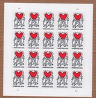 USPS Heart Reaching for Love Sheet of 20 Forever Stamps - MNH (5953)
