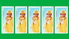 Scott #6115d Barbie You Can Be Anything Firefighter (5) Five Forever Stamps