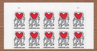 Scott #5953 Heart Reaching for Love Plate Block of 10 Forever Stamps - MNH