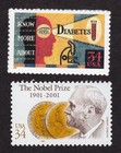 Scott #3503-3504 Nobel Prize & Diabetes Single Stamp - MNH