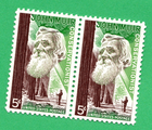 Scott #1245 John Muir Conservationist Horizontal Pair of Stamps - MNH