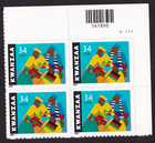 Scott #3548 Kwanzaa Plate Block of 4 Stamps - MNH UR