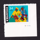 Scott #3548 Kwanzaa Plate # Single Stamp - MNH LR