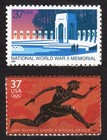 Scott #3862-3863 World War II Memorial Greek Olympics Single Stamp - MNH