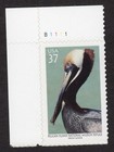 Scott #3774 Pelican Island Plate # Single Stamp - MNH UL