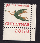 Scott #1276 Angel with Trumpet Plate # Single Stamp - MNH P#28178 LR