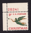 Scott #1276 Angel with Trumpet Plate # Single Stamp - MNH P#28241 UL