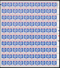 Scott #O146 Official Mail Sheet of 100 Stamps - MNH UR