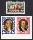 Scott #3854-3855-3856a Lewis & Clark Single & Pair of Stamps - MNH