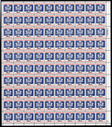 Scott #O128 Official Mail Sheet of 100 Stamps - MNH P#6