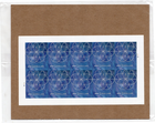 Scott #5853 Blue $1 Floral Geometry Sheet of 10 Stamps - Sealed