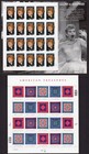 Scott #3523-3527a Lucille Ball Amish Quilt Sheet of 20 Stamps MNH