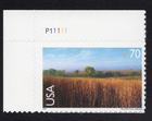 Scott #c136 Nine-Mile Prairie Plate # Single Airmail Stamp - MNH P#P11111