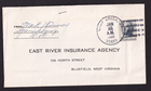 Scott #1213 Cover Spanishburg to Bluefield WV 01/31/1966