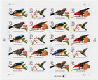 Scott #3225a (3222-3225) Tropical Birds Full Sheet Of 20 Stamps - MNH