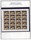 Scott #c143 Hagatna Bay, Guam Sheet of 20 Air Mail 90¢ Stamps - MNH